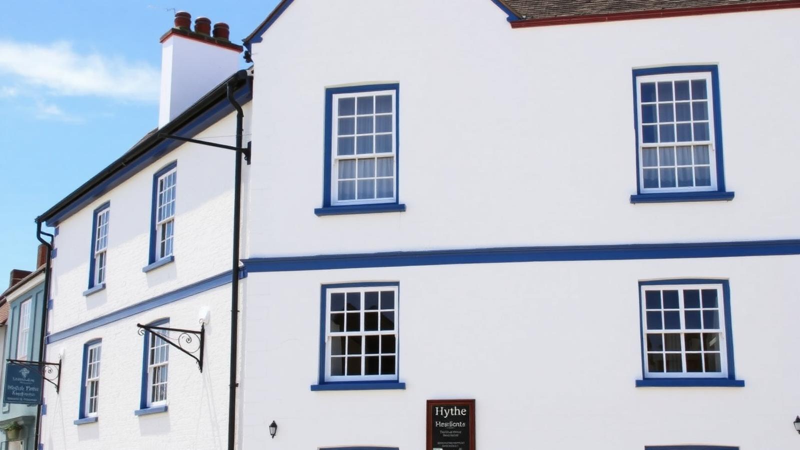 The Swan Hotel exterior on Hythe High Street